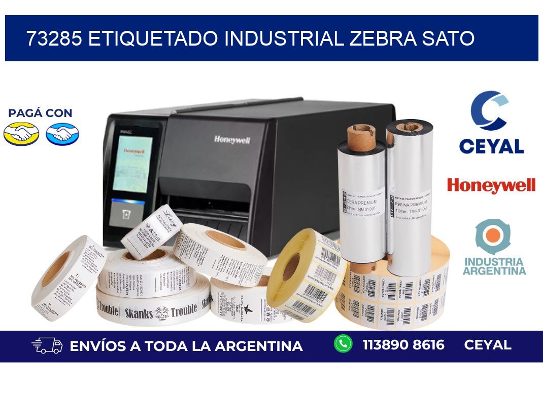 73285 ETIQUETADO INDUSTRIAL ZEBRA SATO