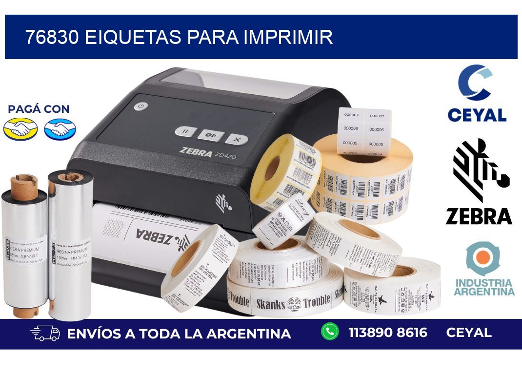 76830 EIQUETAS PARA IMPRIMIR
