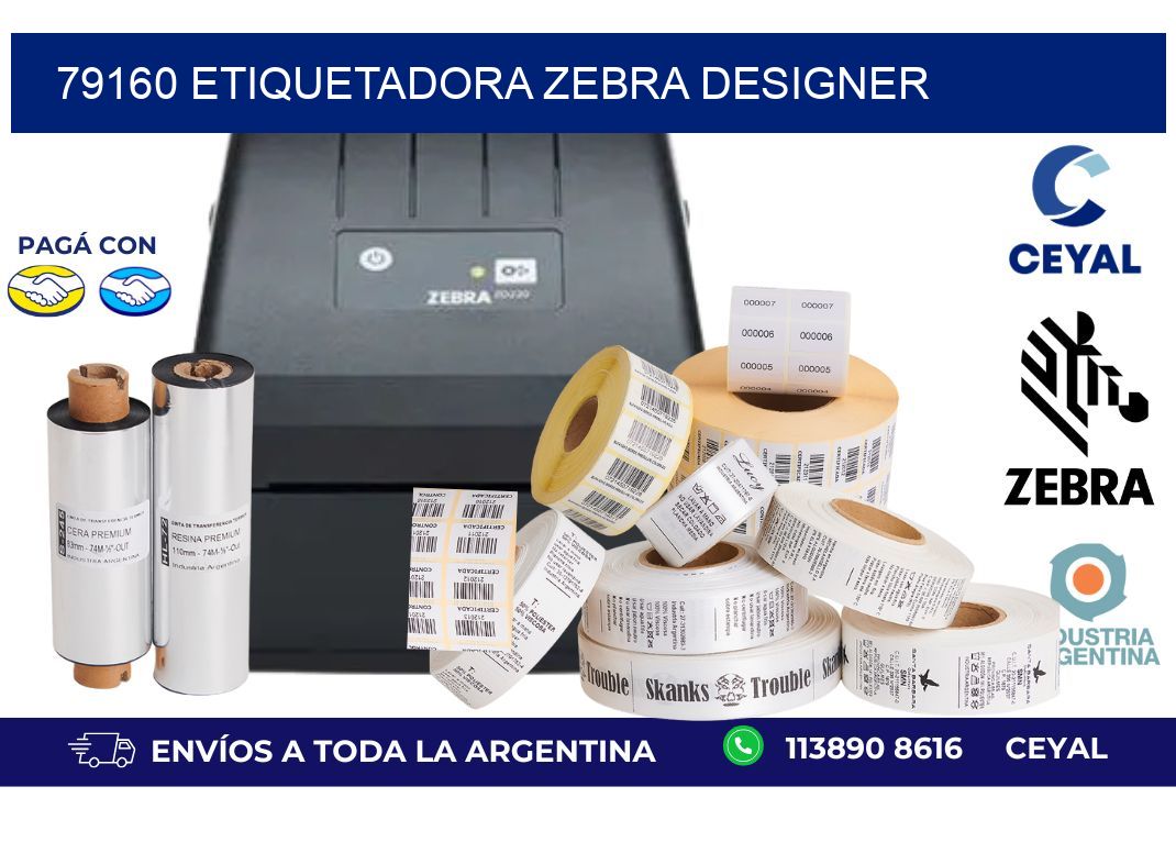 79160 ETIQUETADORA ZEBRA DESIGNER