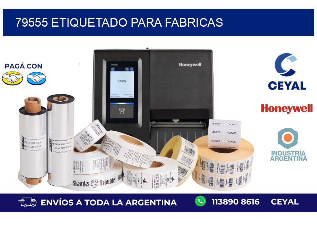 79555 ETIQUETADO PARA FABRICAS