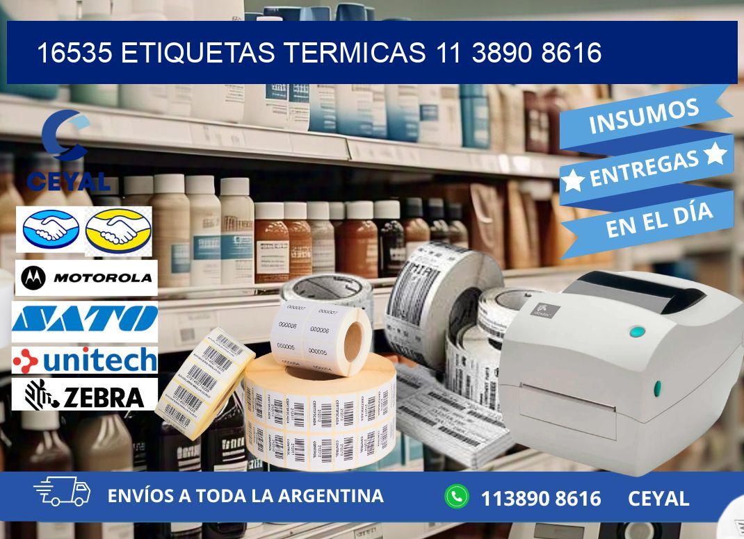 16535 ETIQUETAS TERMICAS 11 3890 8616