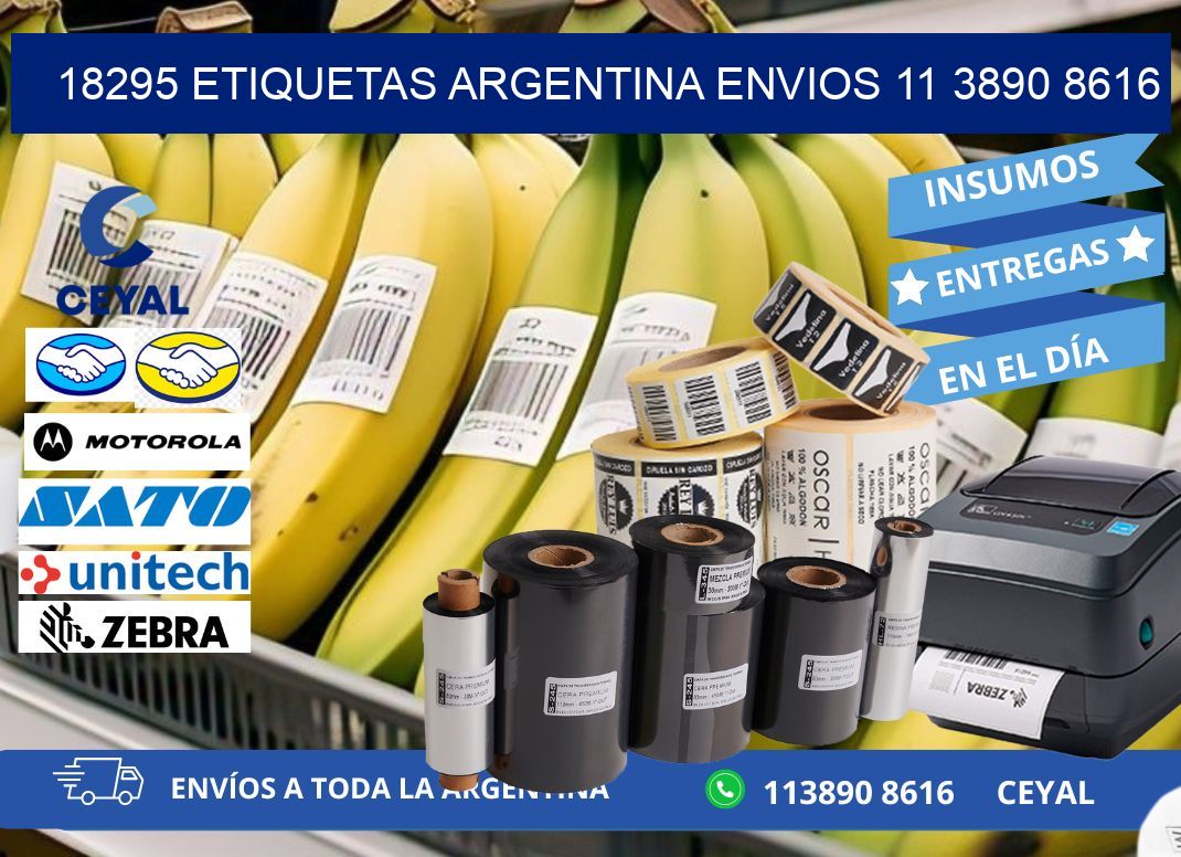 18295 ETIQUETAS ARGENTINA ENVIOS 11 3890 8616