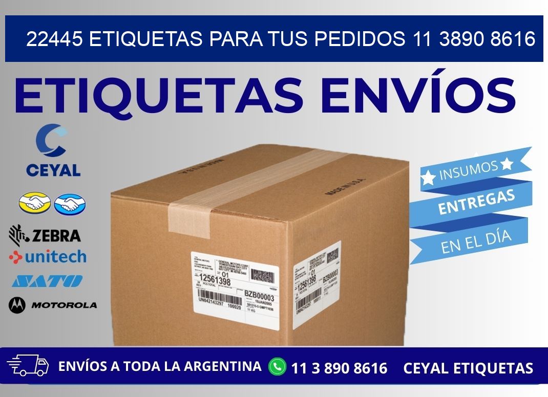 22445 ETIQUETAS PARA TUS PEDIDOS 11 3890 8616
