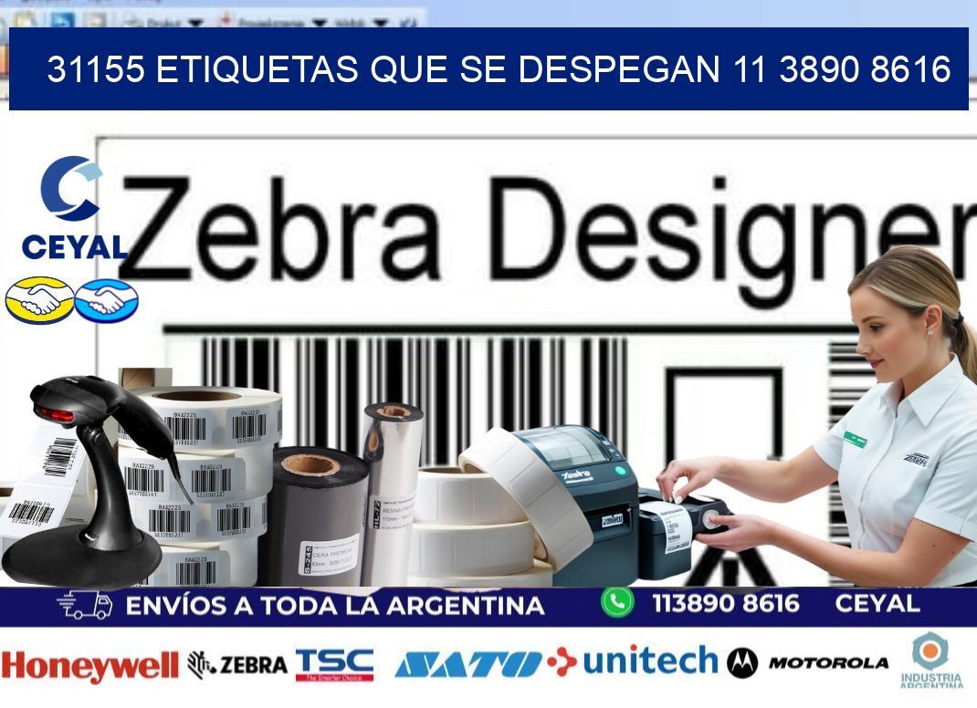 31155 ETIQUETAS QUE SE DESPEGAN 11 3890 8616