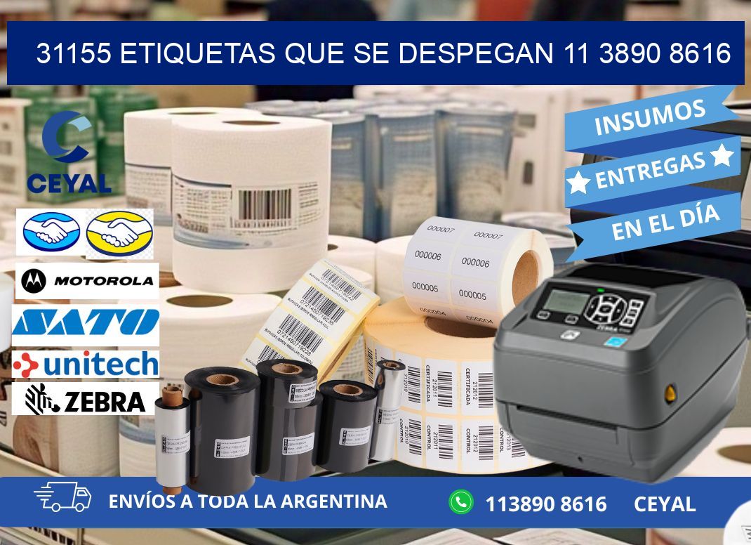 31155 ETIQUETAS QUE SE DESPEGAN 11 3890 8616
