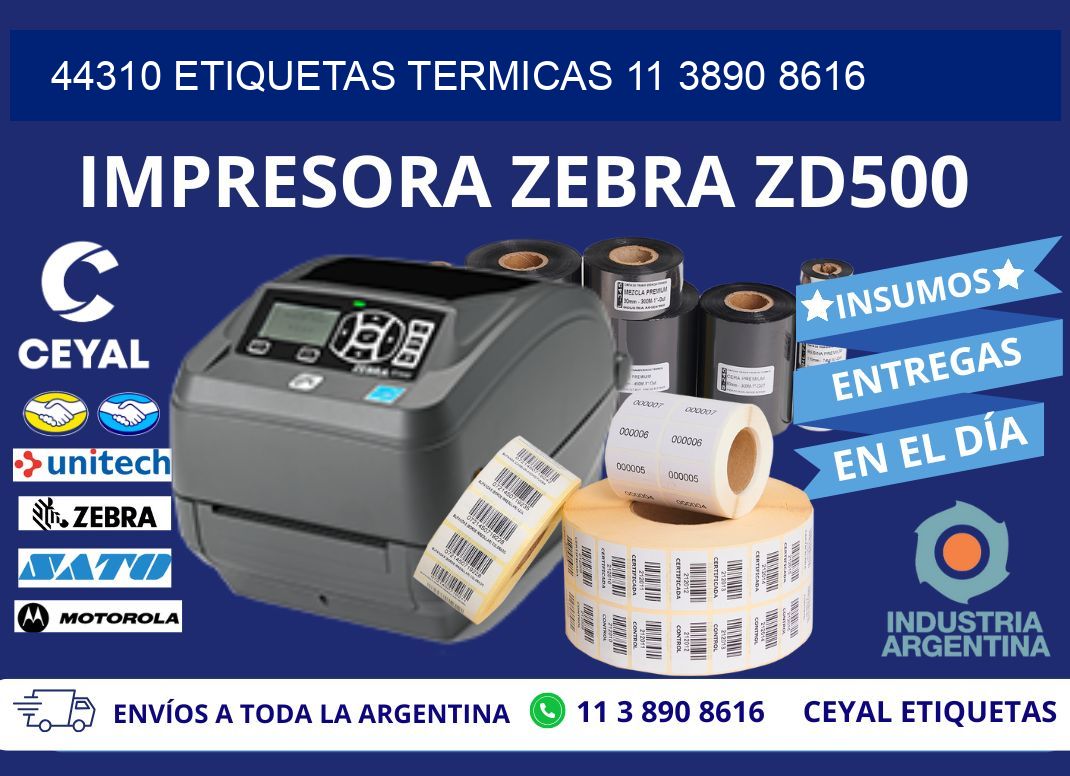 44310 ETIQUETAS TERMICAS 11 3890 8616