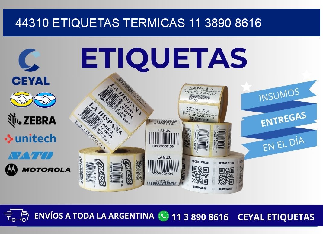 44310 ETIQUETAS TERMICAS 11 3890 8616