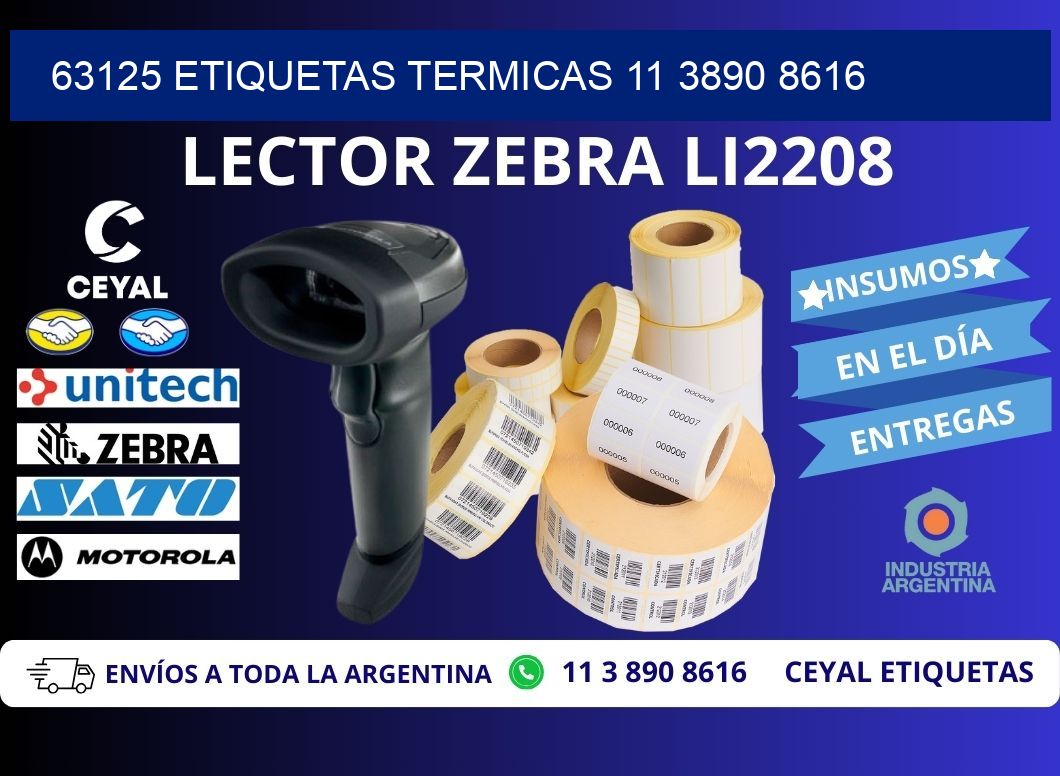 63125 ETIQUETAS TERMICAS 11 3890 8616