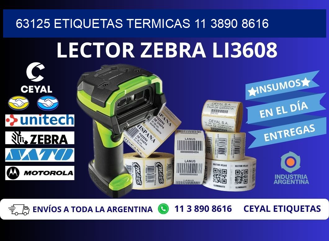 63125 ETIQUETAS TERMICAS 11 3890 8616