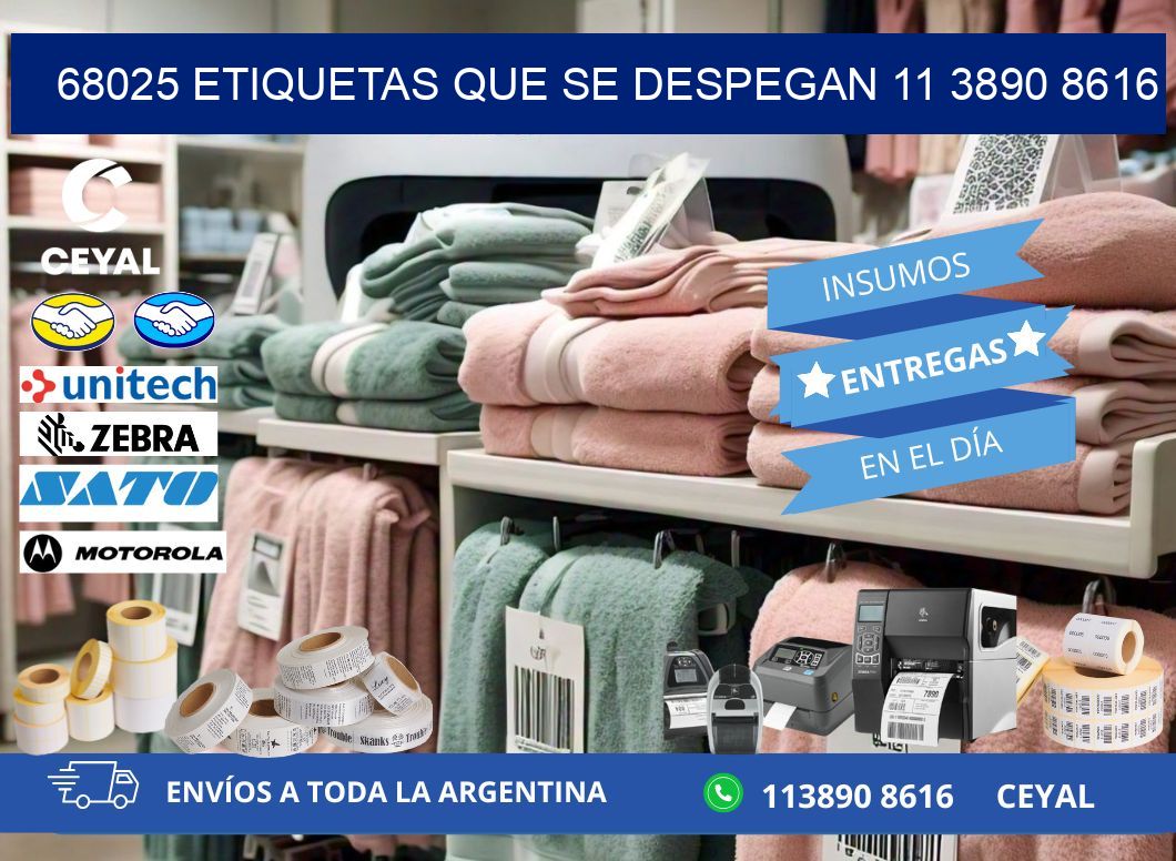 68025 ETIQUETAS QUE SE DESPEGAN 11 3890 8616