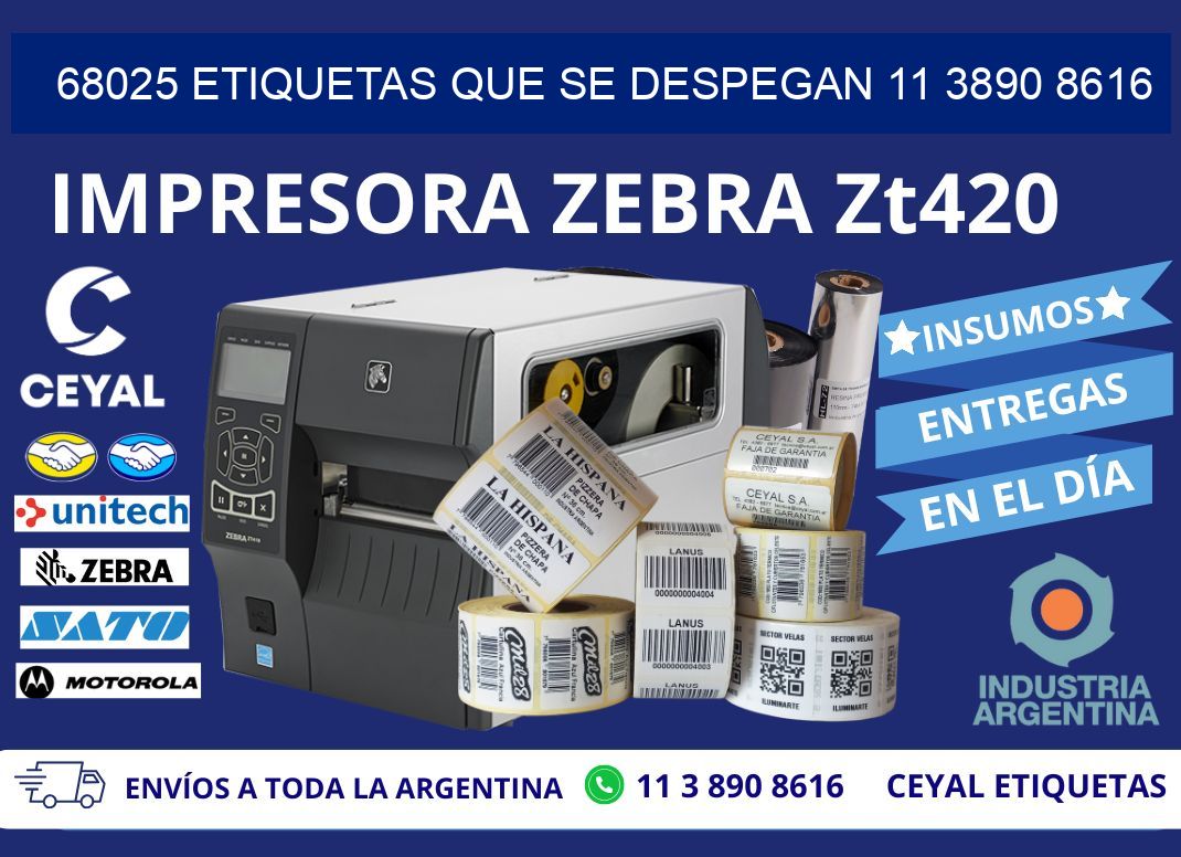 68025 ETIQUETAS QUE SE DESPEGAN 11 3890 8616