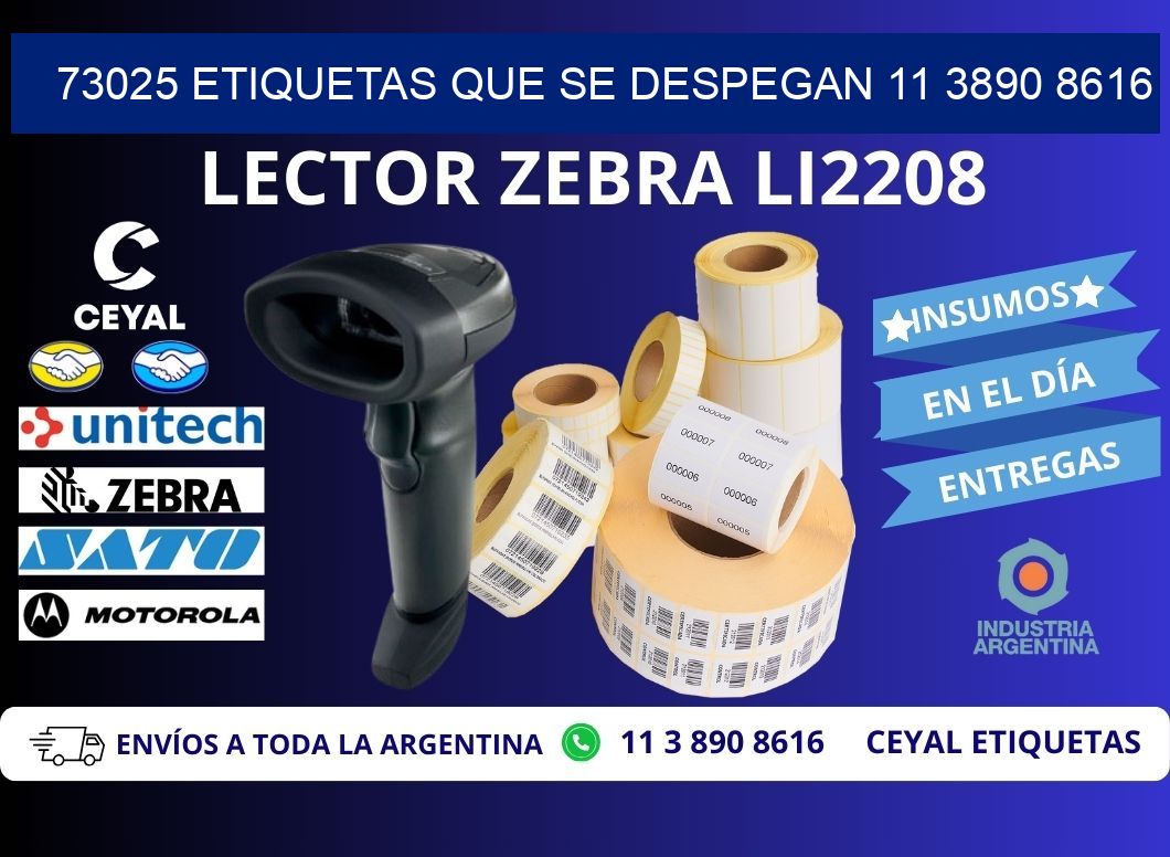 73025 ETIQUETAS QUE SE DESPEGAN 11 3890 8616