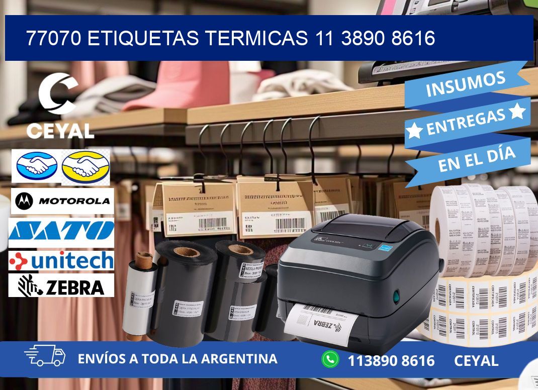 77070 ETIQUETAS TERMICAS 11 3890 8616
