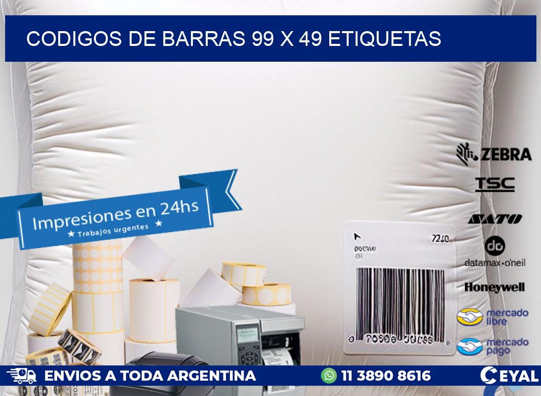 codigos de barras 99 x 49 etiquetas