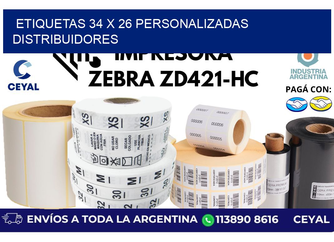 etiquetas 34 x 26 personalizadas distribuidores
