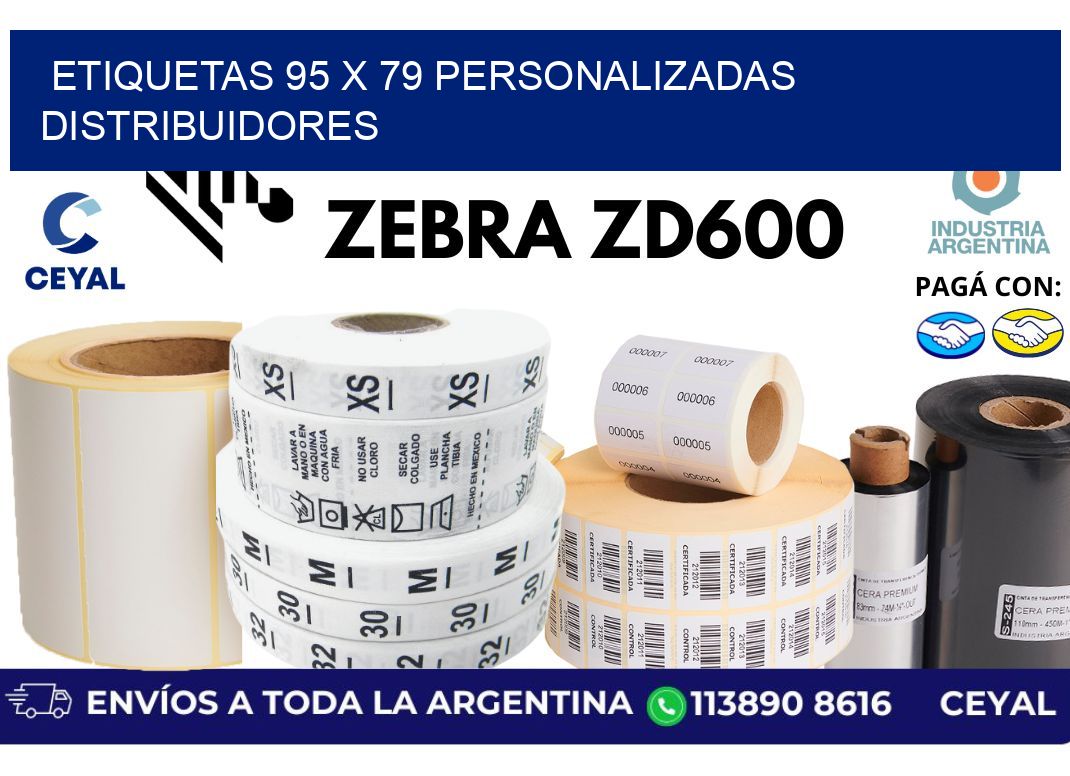 etiquetas 95 x 79 personalizadas distribuidores
