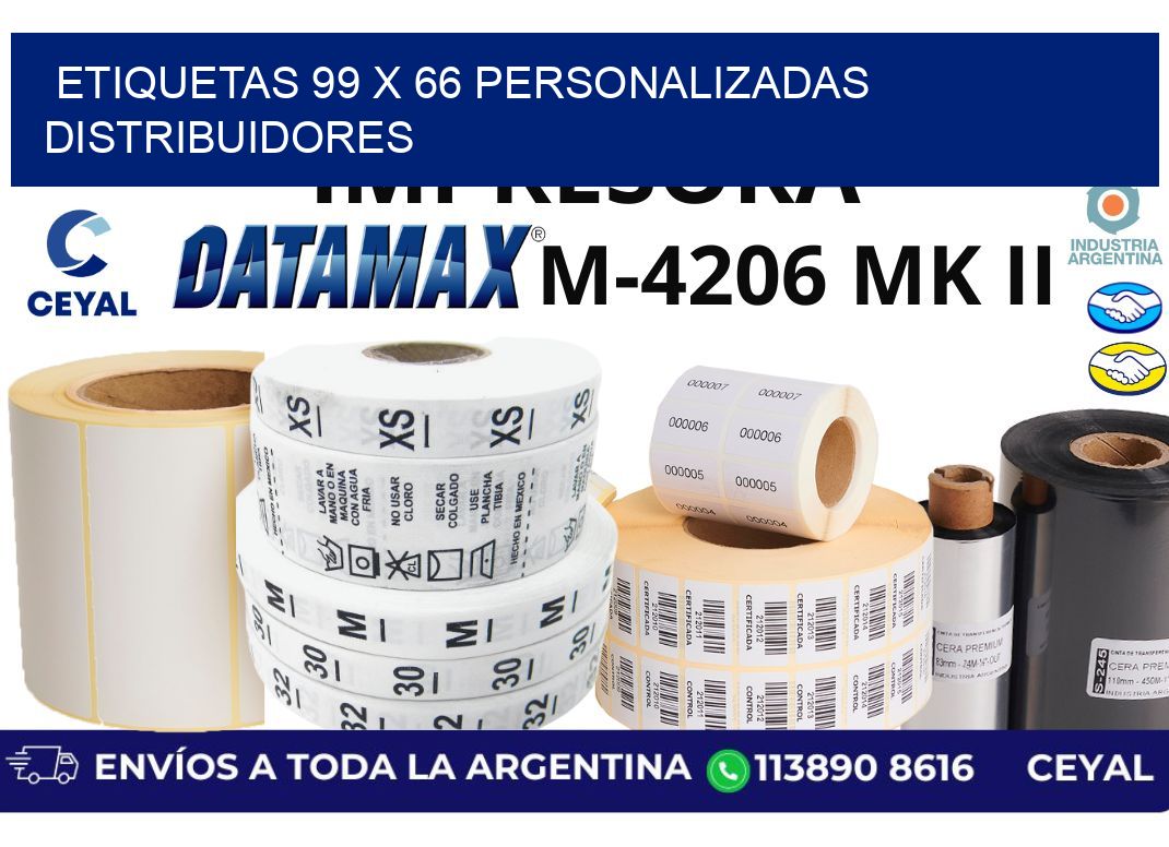 etiquetas 99 x 66 personalizadas distribuidores