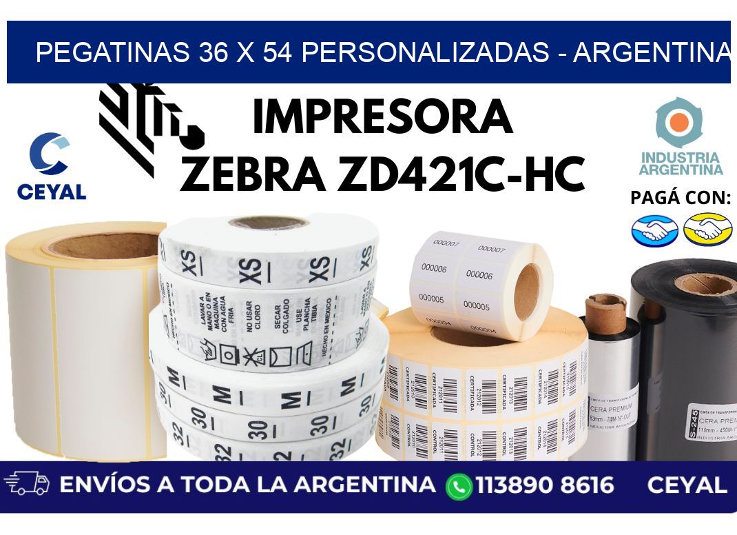 pegatinas 36 x 54 personalizadas - Argentina