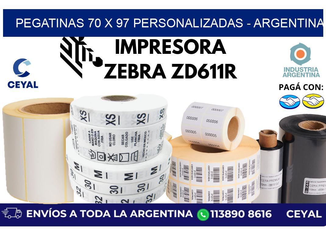 pegatinas 70 x 97 personalizadas - Argentina
