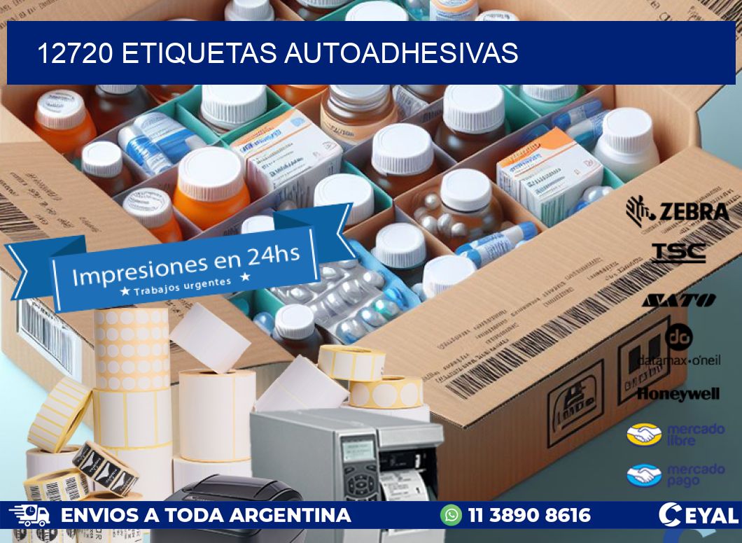 12720 etiquetas autoadhesivas