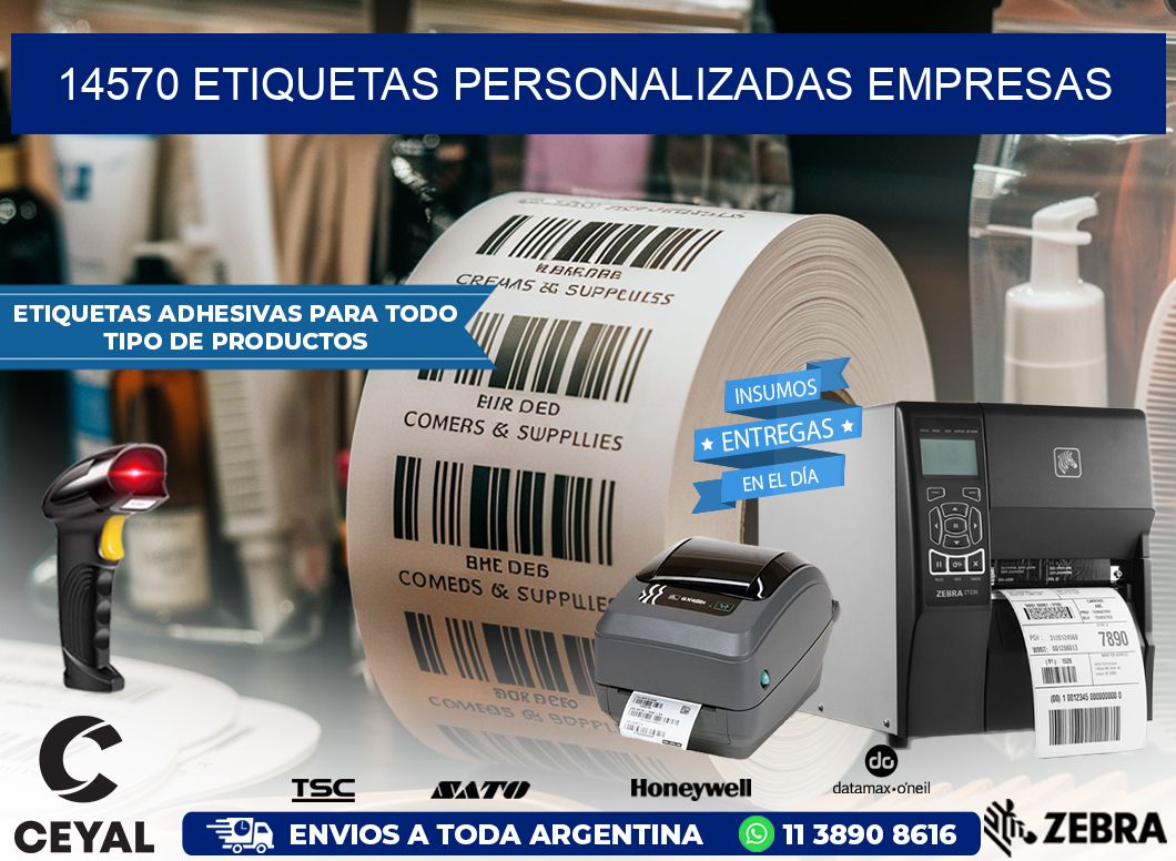 14570 Etiquetas personalizadas empresas