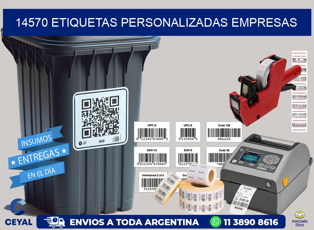 14570 Etiquetas personalizadas empresas