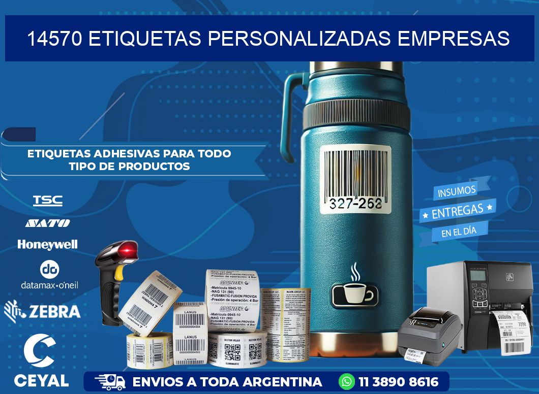 14570 Etiquetas personalizadas empresas