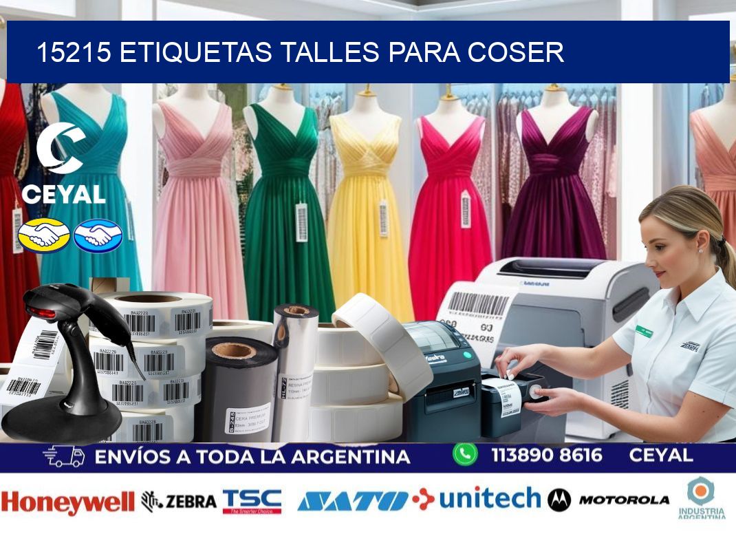 15215 ETIQUETAS TALLES PARA COSER