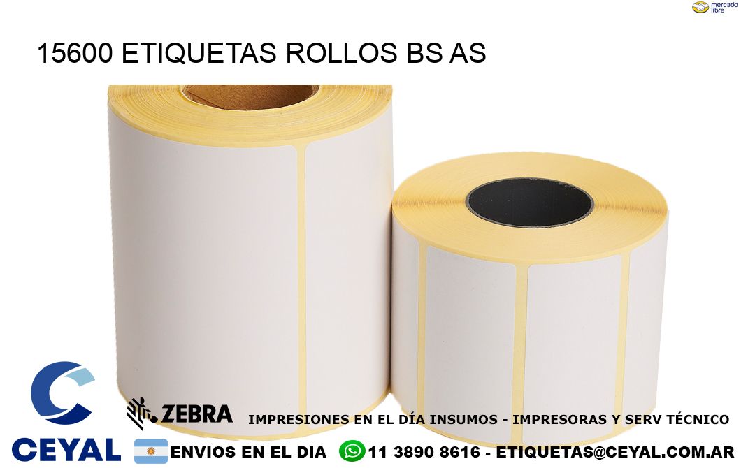15600 etiquetas rollos BS AS