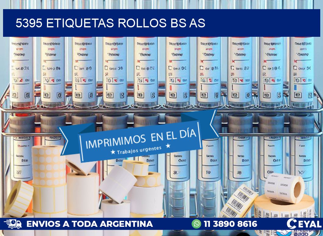 5395 etiquetas rollos BS AS