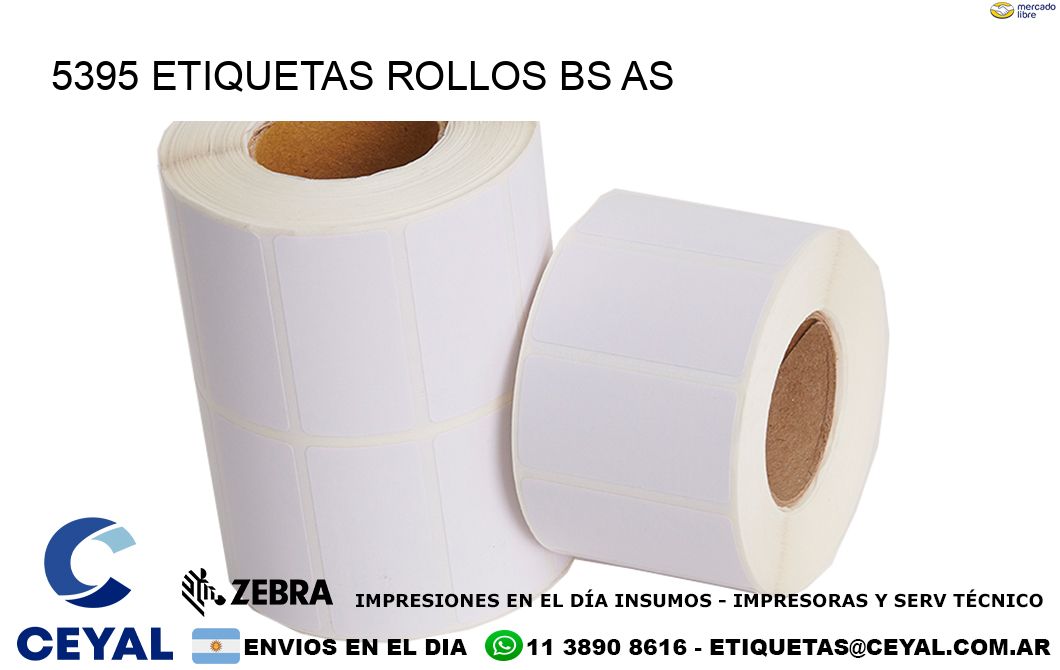 5395 etiquetas rollos BS AS