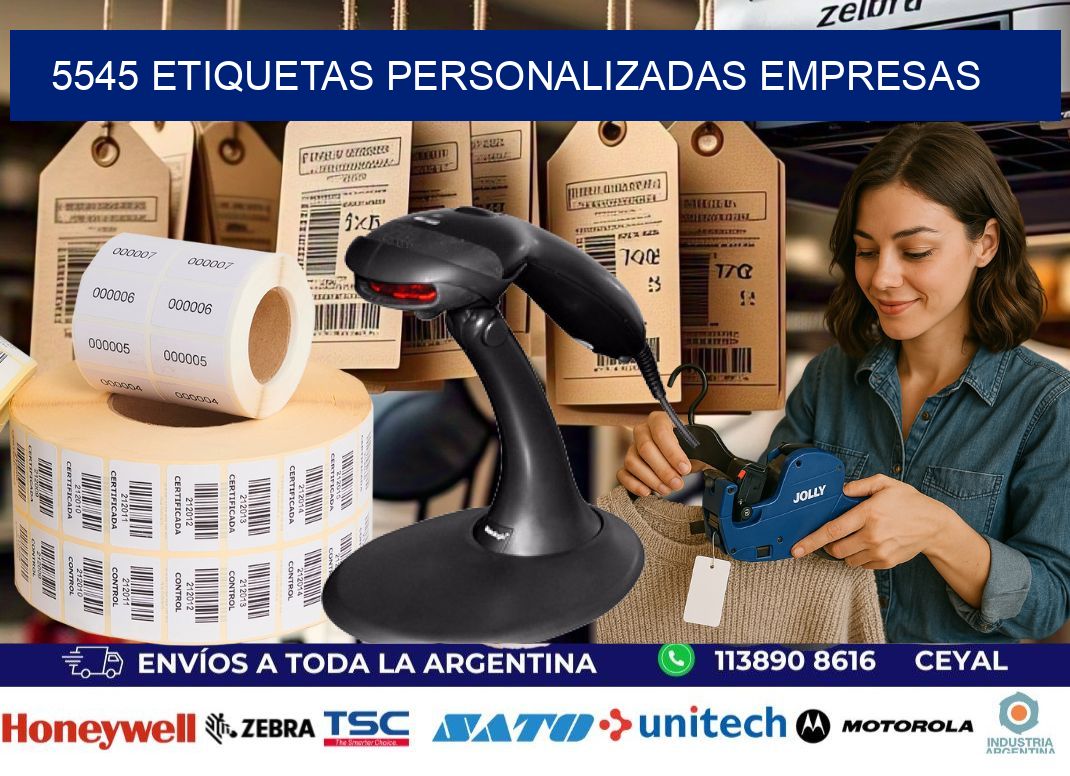 5545 Etiquetas personalizadas empresas