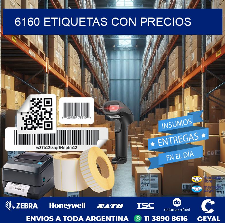 6160 etiquetas con precios