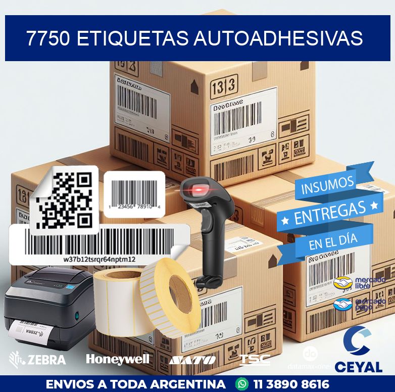 7750 etiquetas autoadhesivas