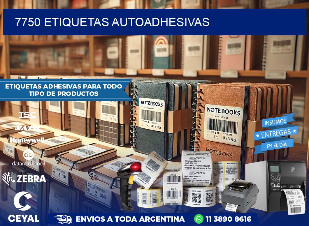 7750 etiquetas autoadhesivas