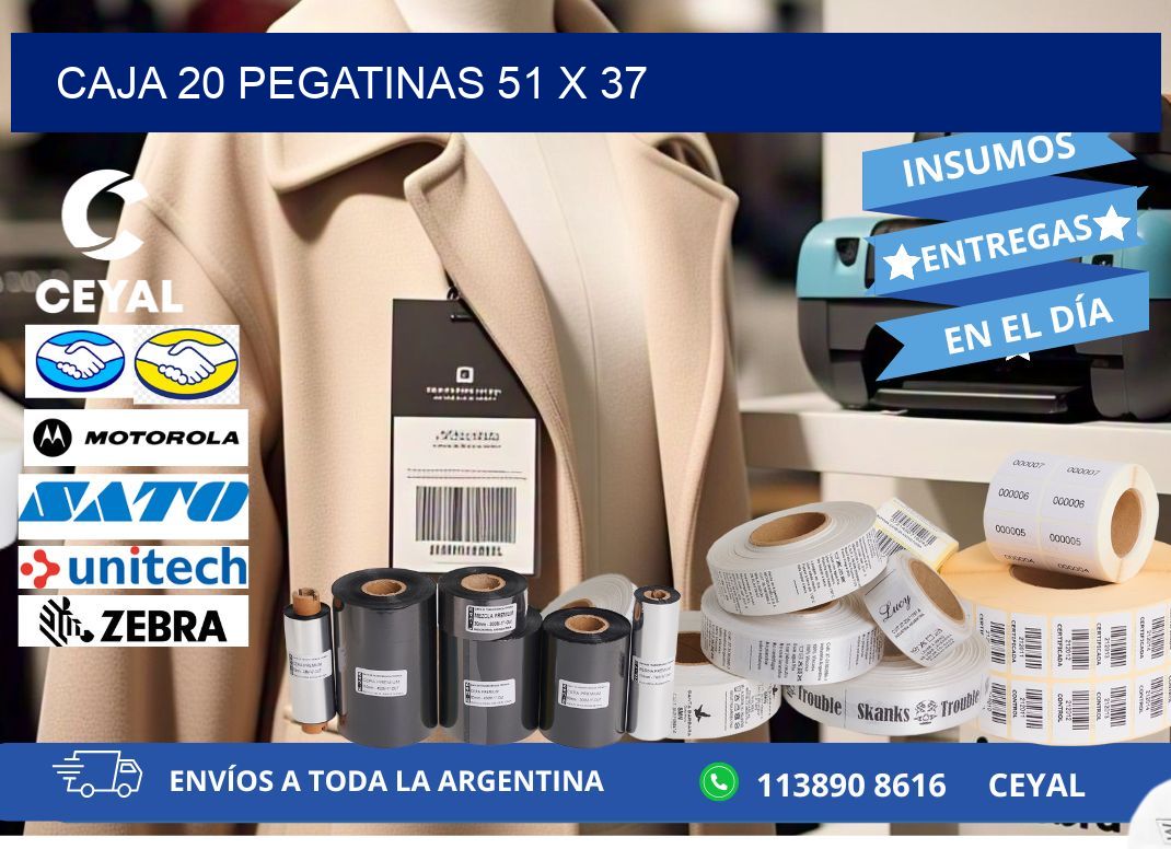 CAJA 20 PEGATINAS 51 x 37