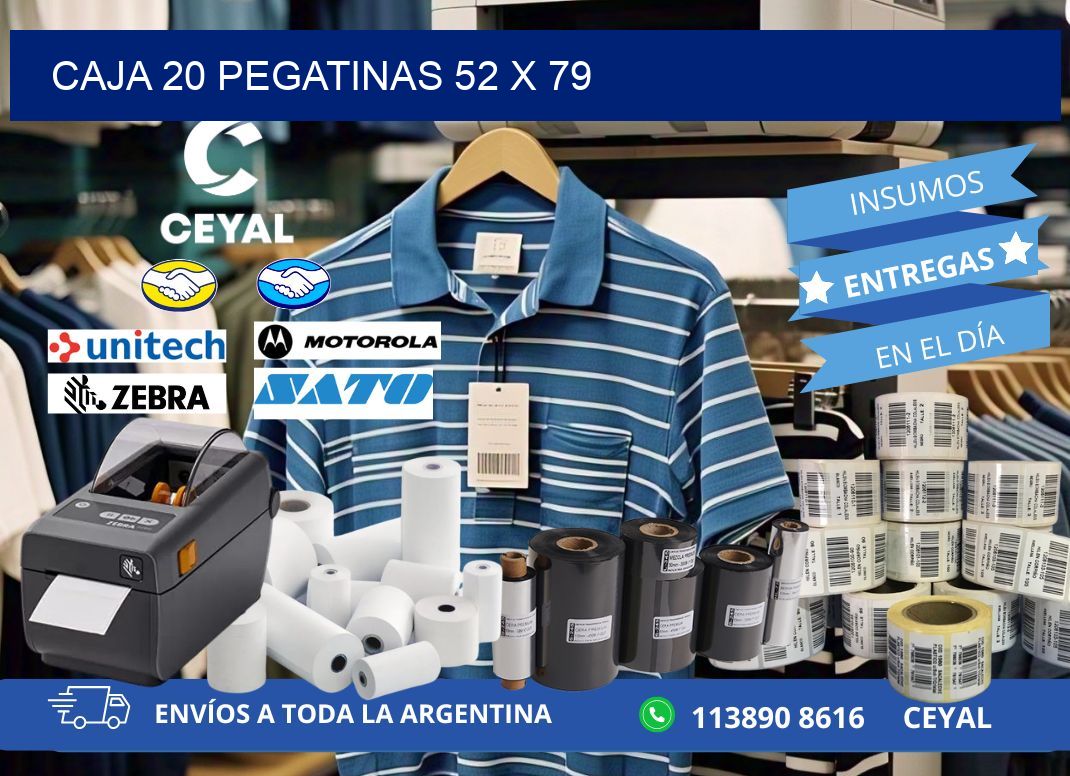 CAJA 20 PEGATINAS 52 x 79