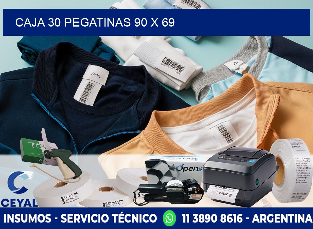 CAJA 30 PEGATINAS 90 x 69