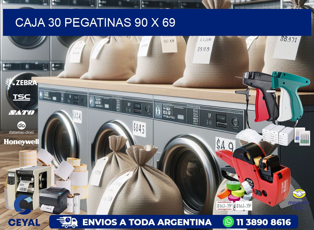 CAJA 30 PEGATINAS 90 x 69