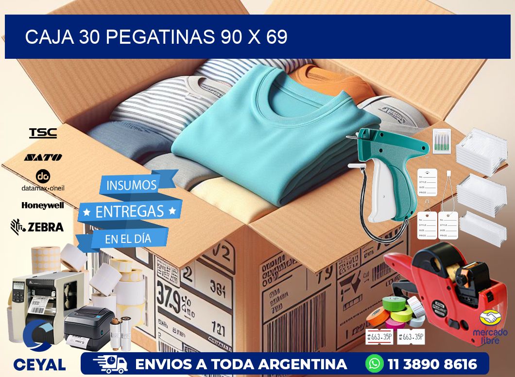 CAJA 30 PEGATINAS 90 x 69