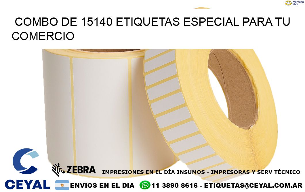 Combo de 15140 etiquetas especial para tu comercio