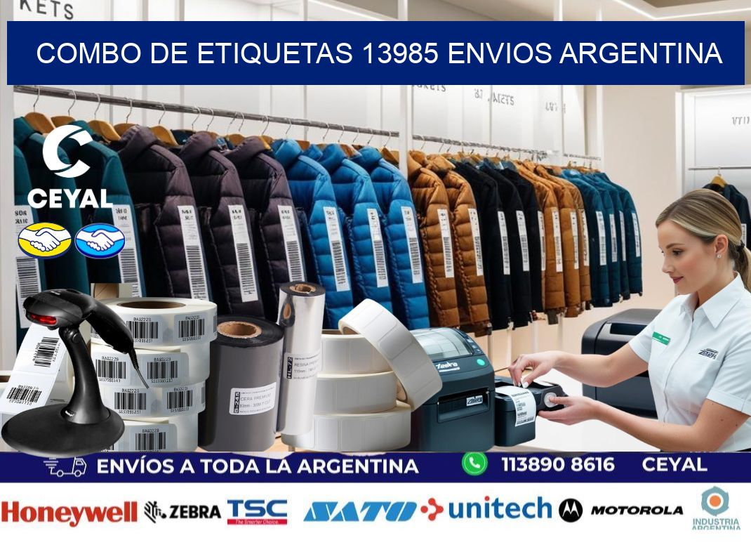 Combo de etiquetas 13985 ENVIOS ARGENTINA