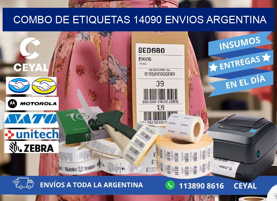 Combo de etiquetas 14090 ENVIOS ARGENTINA