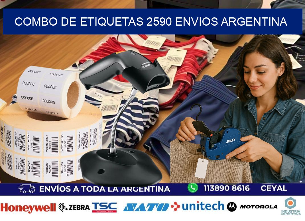 Combo de etiquetas 2590 ENVIOS ARGENTINA
