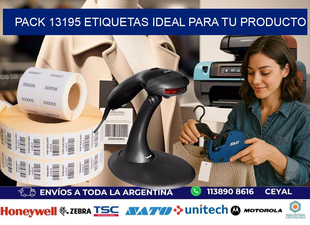 Pack 13195 etiquetas ideal para tu producto