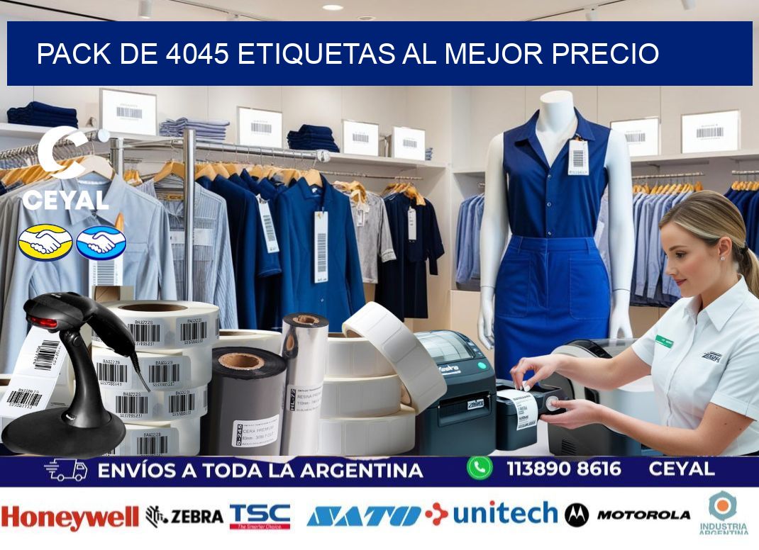 Pack de 4045 etiquetas al mejor precio