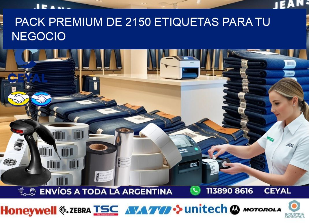 Pack premium de 2150 etiquetas para tu negocio
