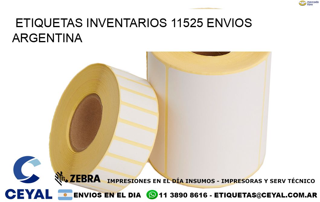 etiquetas inventarios 11525 ENVIOS ARGENTINA