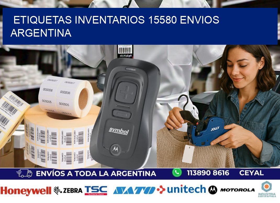 etiquetas inventarios 15580 ENVIOS ARGENTINA