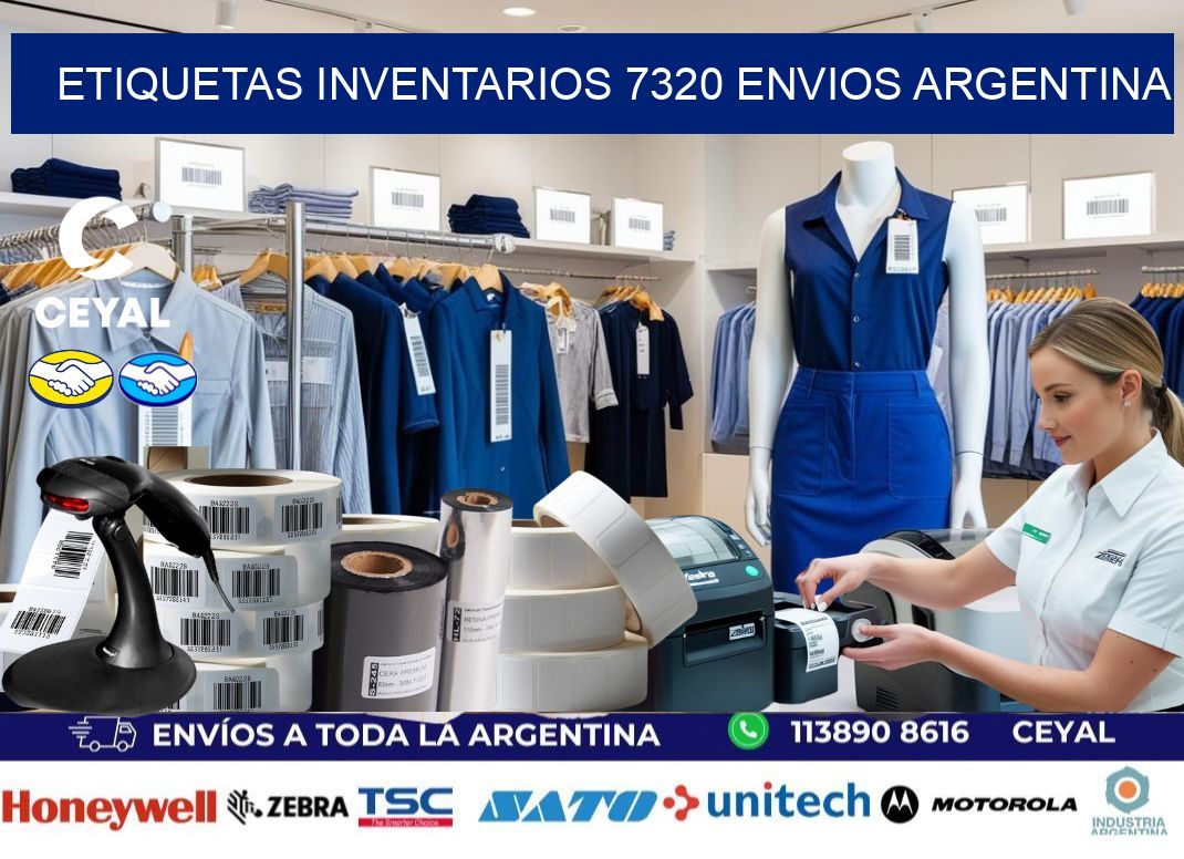 etiquetas inventarios 7320 ENVIOS ARGENTINA